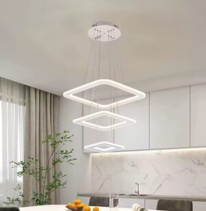 114 Modern tiered LED chandalier